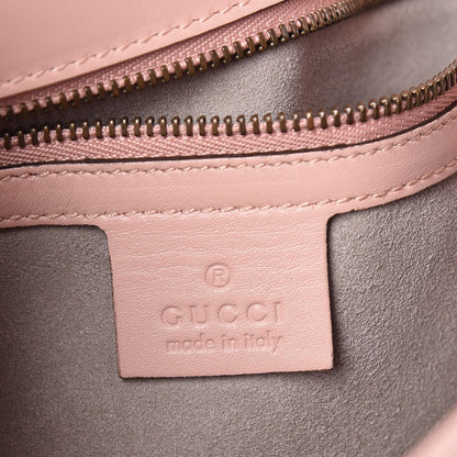 Gucci Calfskin Matelasse Small GG Marmont Shoulder Bag Perfect Pink 6 of 9
