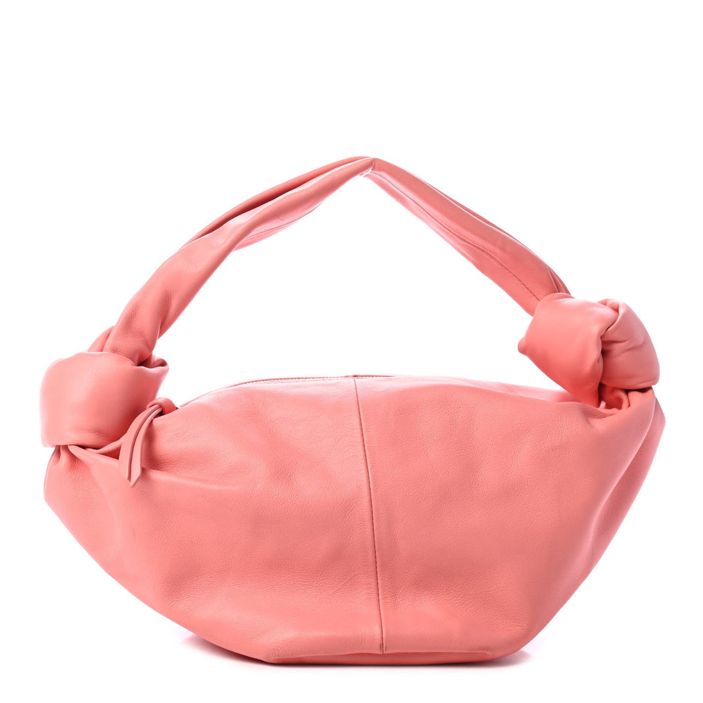 Calfskin Mini Double Knot Bag Peach