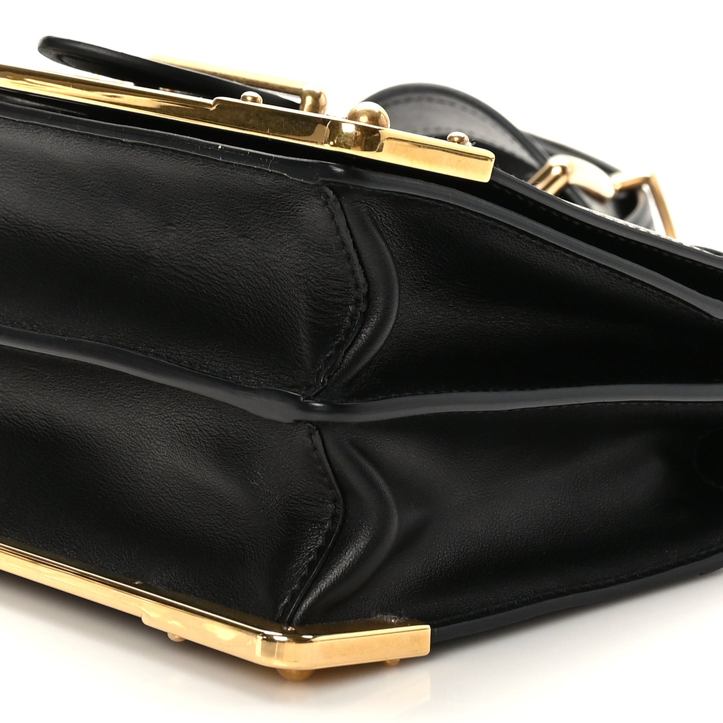 City Calf Saffiano Cahier Bag Black