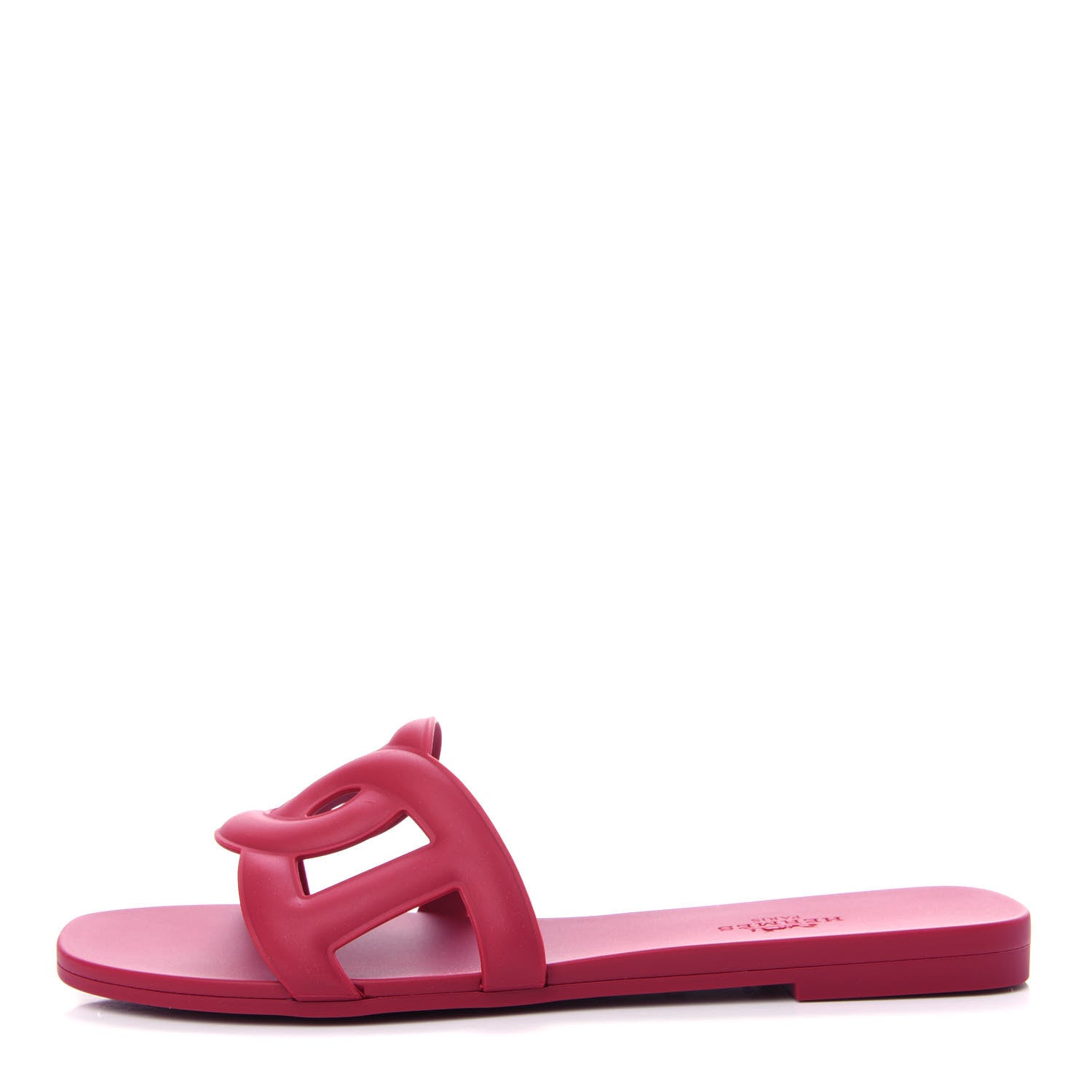 Hermes Rubber Aloha Sandals 36 Rose Baie 1 of 11