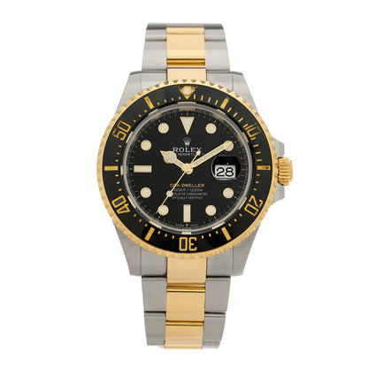 Rolex Stainless Steel 18K Yellow Gold 43mm Oyster Perpetual Date Sea-Dweller Deepsea Watch 126603 1 of 5