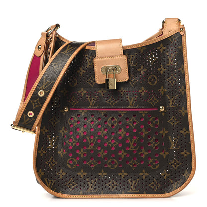 Louis Vuitton Monogram Perforated Musette Fuchsia 1 of 9