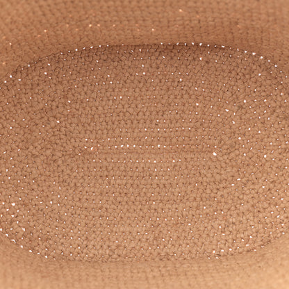 Celine Raffia Calfskin Triomphe Teen Panier Tan 6 of 10