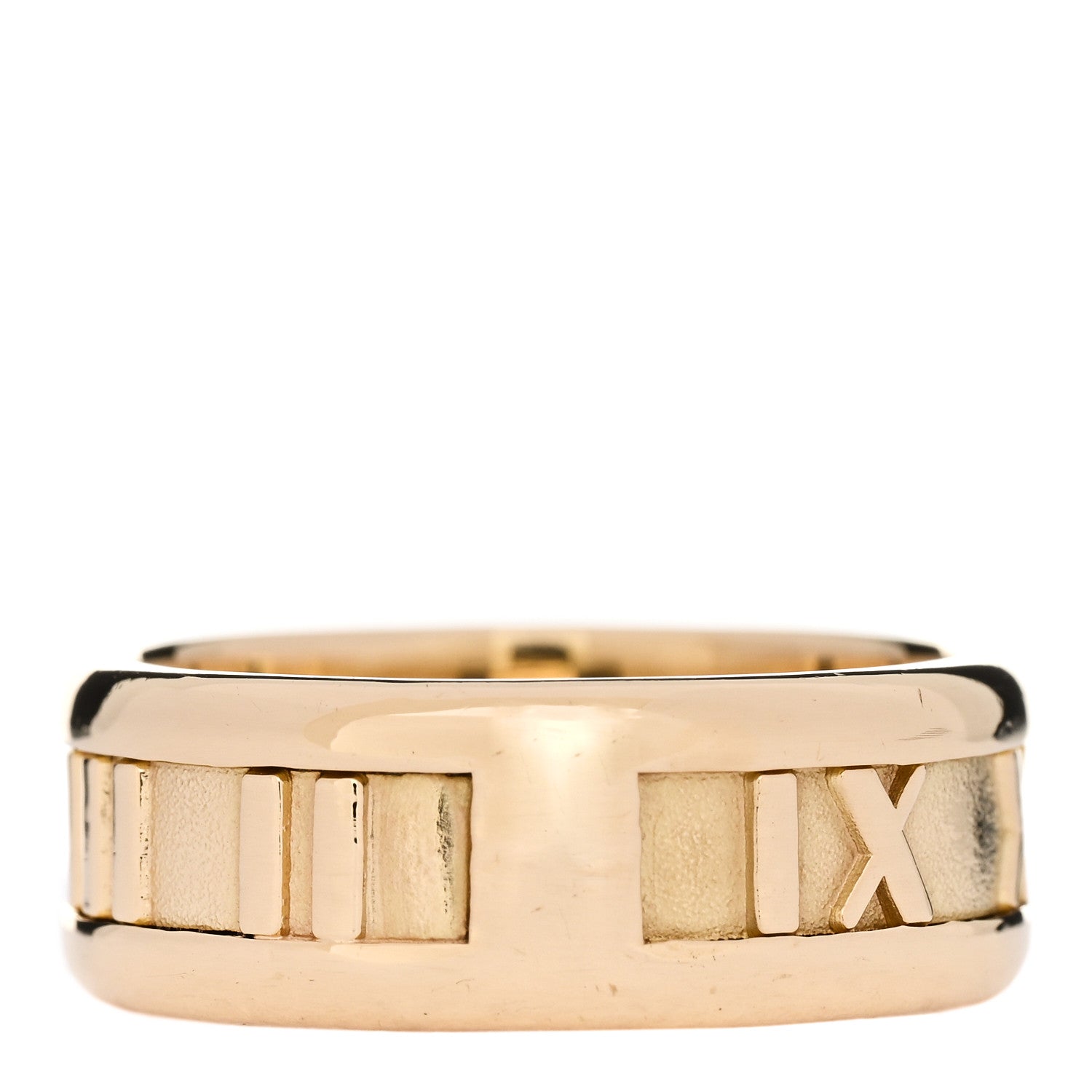 Tiffany 18K Yellow Gold 7mm Atlas Band Ring 51 5.75 3 of 5
