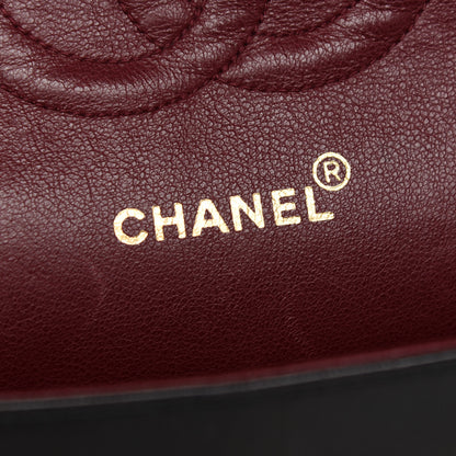 Chanel Lambskin Quilted Medium Double Flap Black 6 of 9