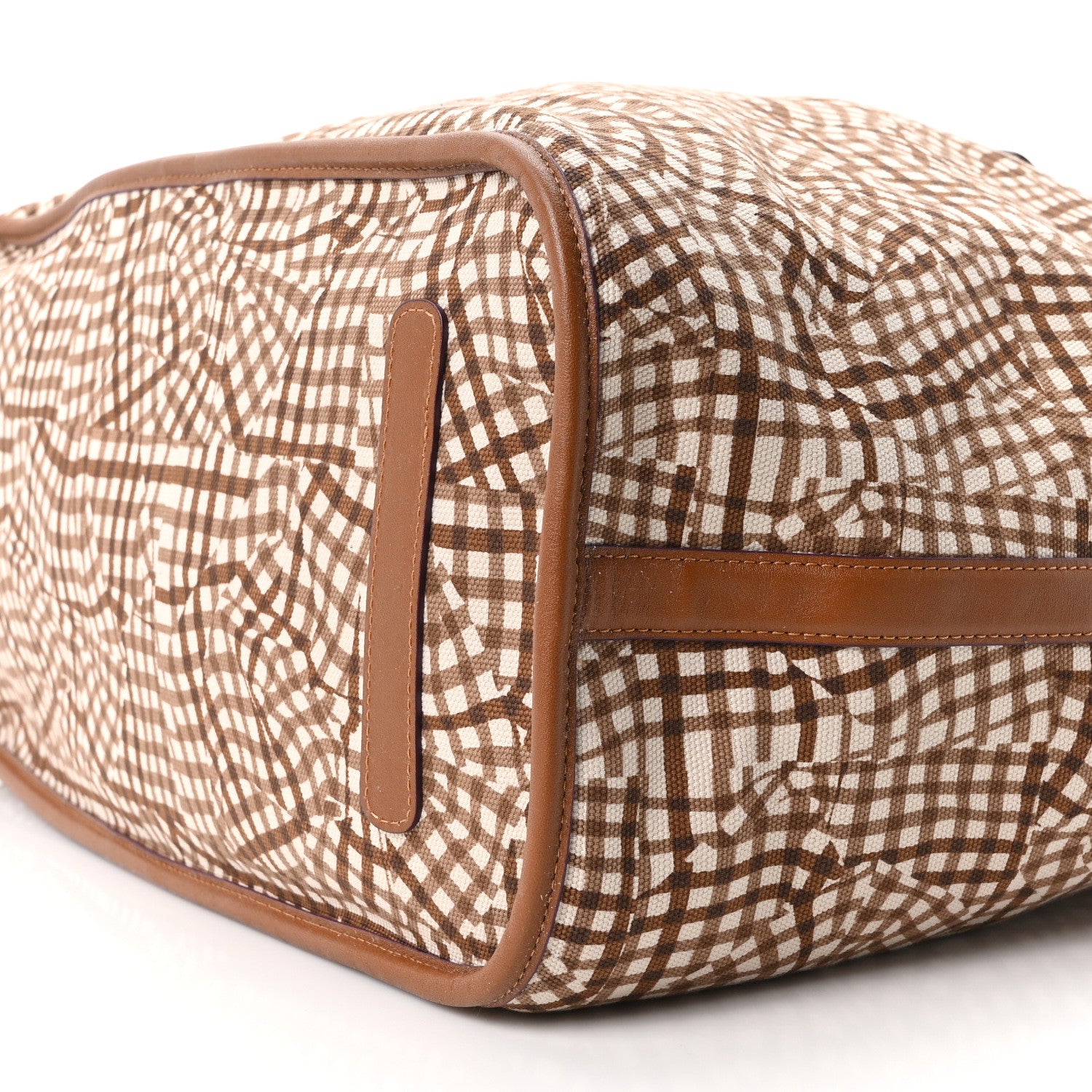 MCM Visetos Large Liz Reversible Shopper Tote Cognac 15 of 15