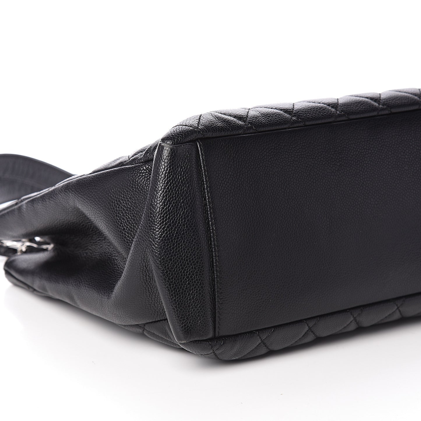 Caviar Quilted Grand Shopping Tote GST Black