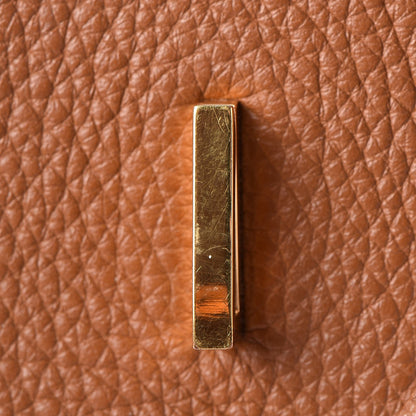 Hermes Taurillon Clemence Birkin 35 Gold 19 of 34