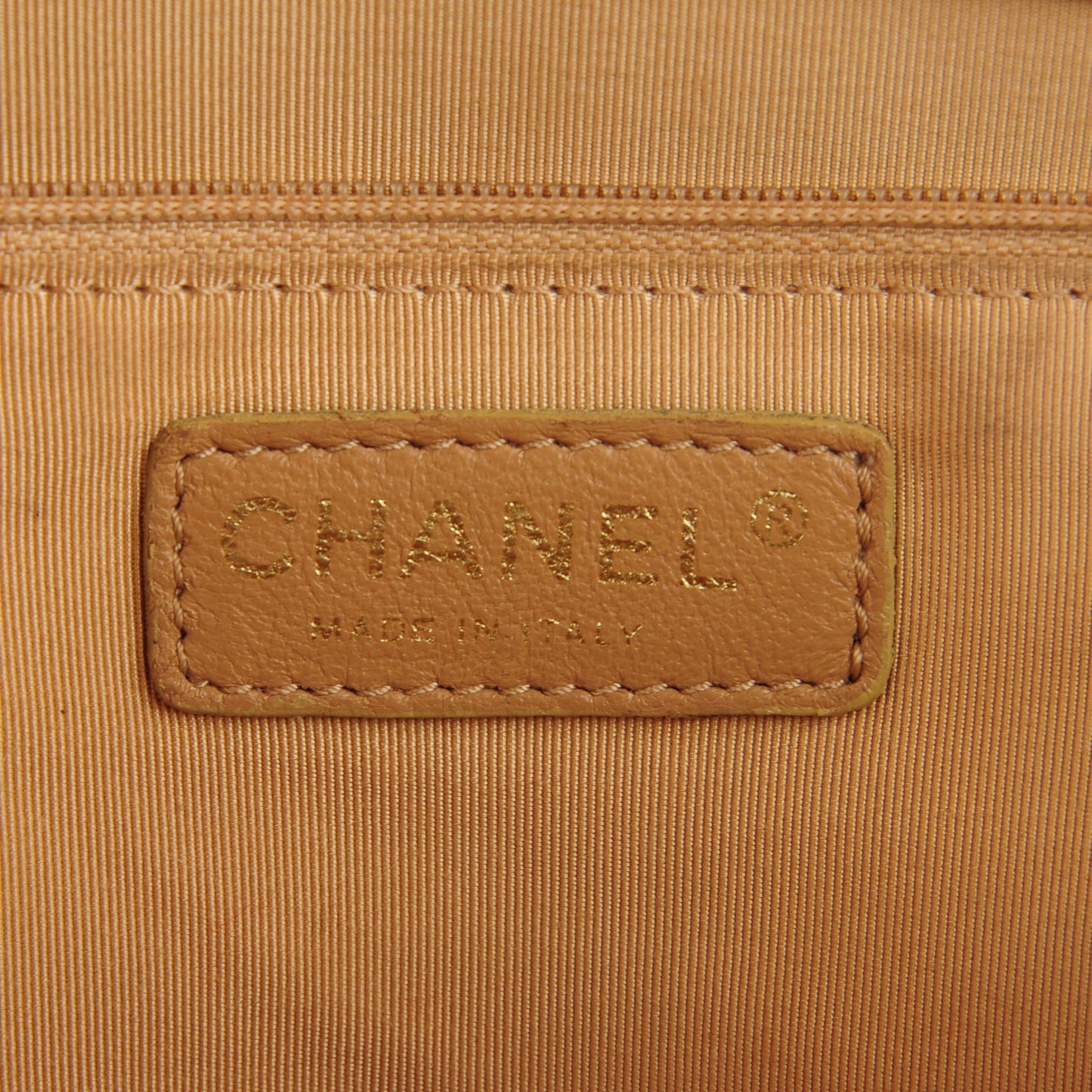 Caviar Quilted Grand Shopping Tote GST Beige