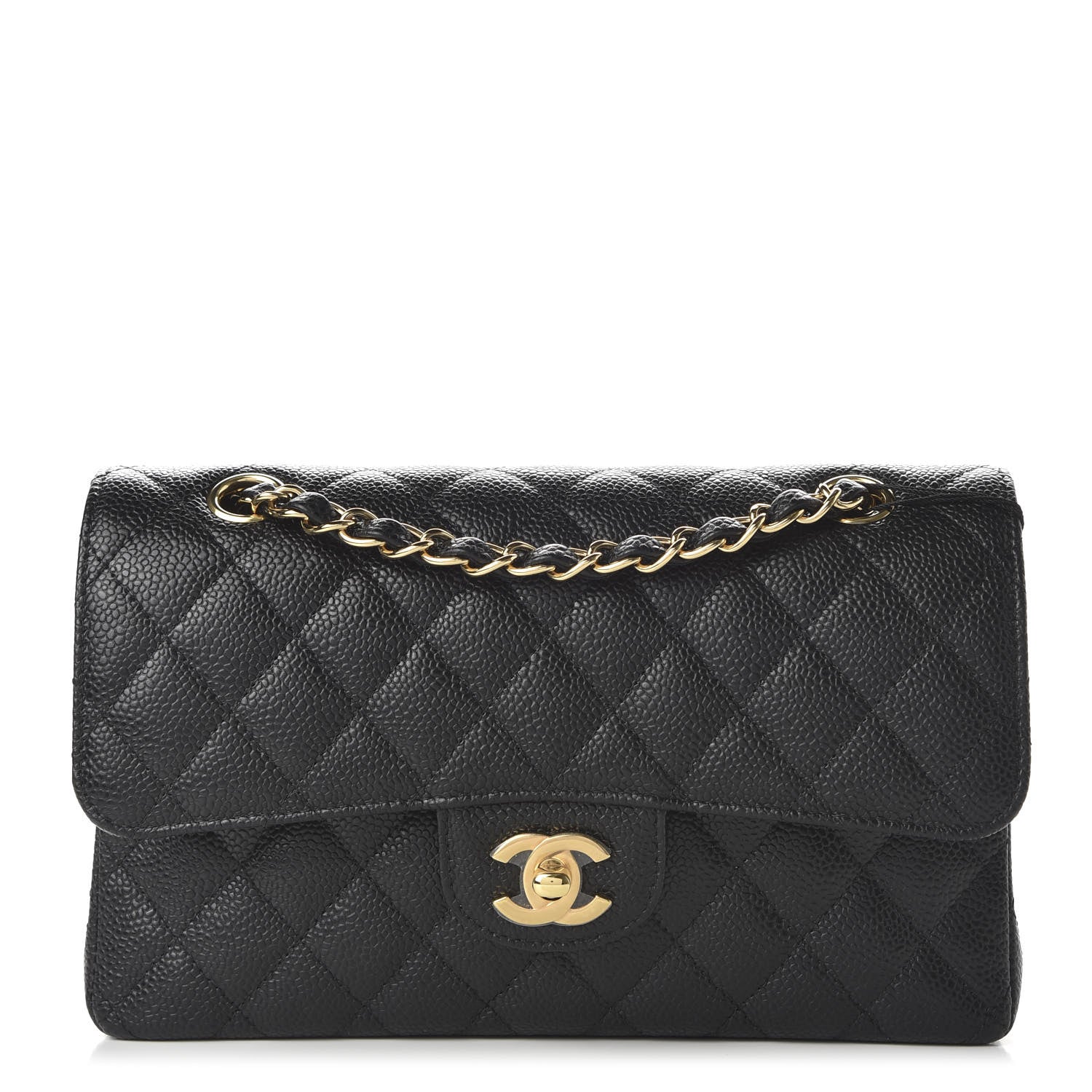 Chanel Caviar Quilted Small Double Flap Black 1 of 11