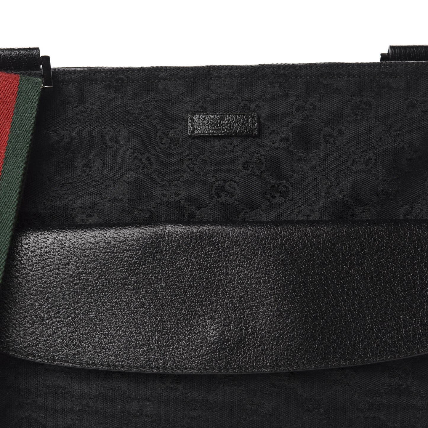 Monogram Signature Web Small Messenger Black