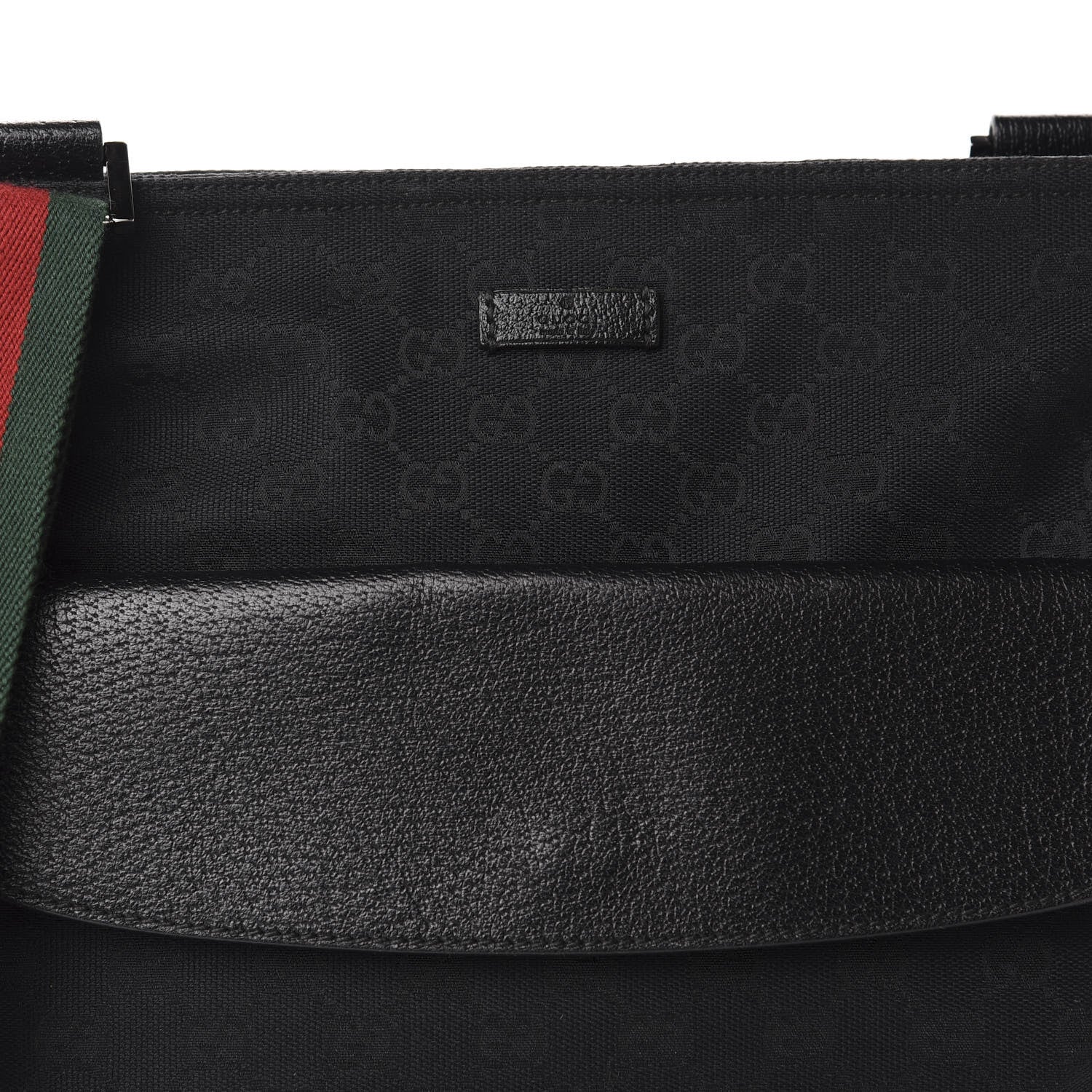 Gucci Monogram Signature Web Small Messenger Black 10 of 10