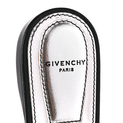Givenchy Calfskin Studded Bedford Logo Mule Slides 36 Black 7 of 8