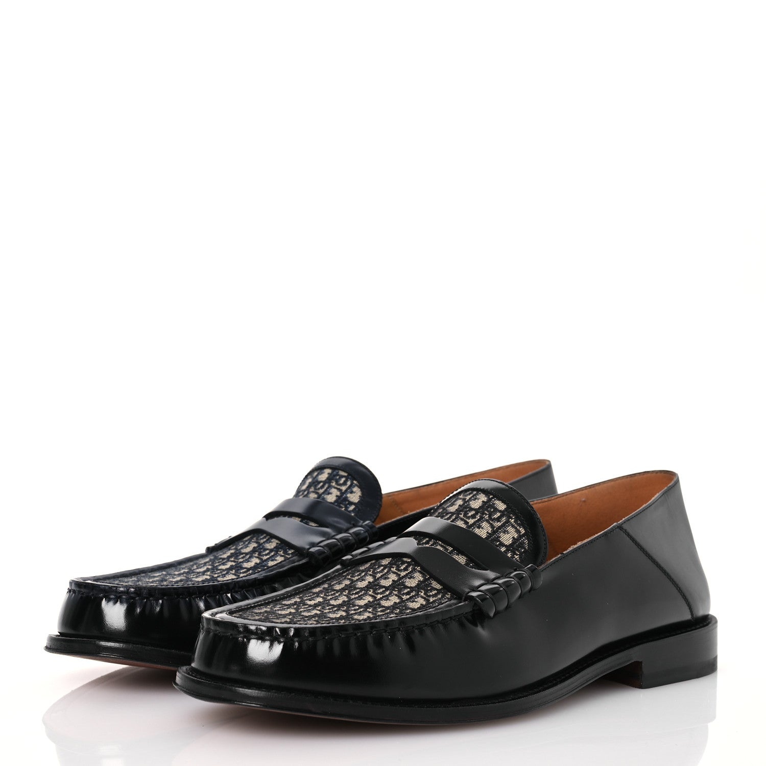 Christian Dior Smooth Calfskin Oblique Blake Loafers 42 4 of 11