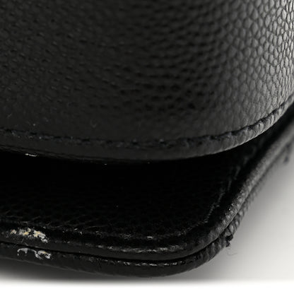 Chanel Shiny Caviar Quilted Mini Top Handle Flap Black 11 of 11