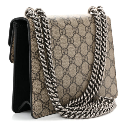 Gucci GG Supreme Monogram Mini Dionysus Shoulder Bag Black 3 of 12