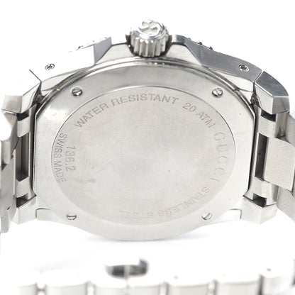Gucci Stainless Steel 45mm Dive GMT Quartz Watch Black 4 of 6