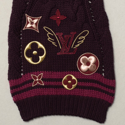 Louis Vuitton Wool Logo Muffler Scarf 4 of 5