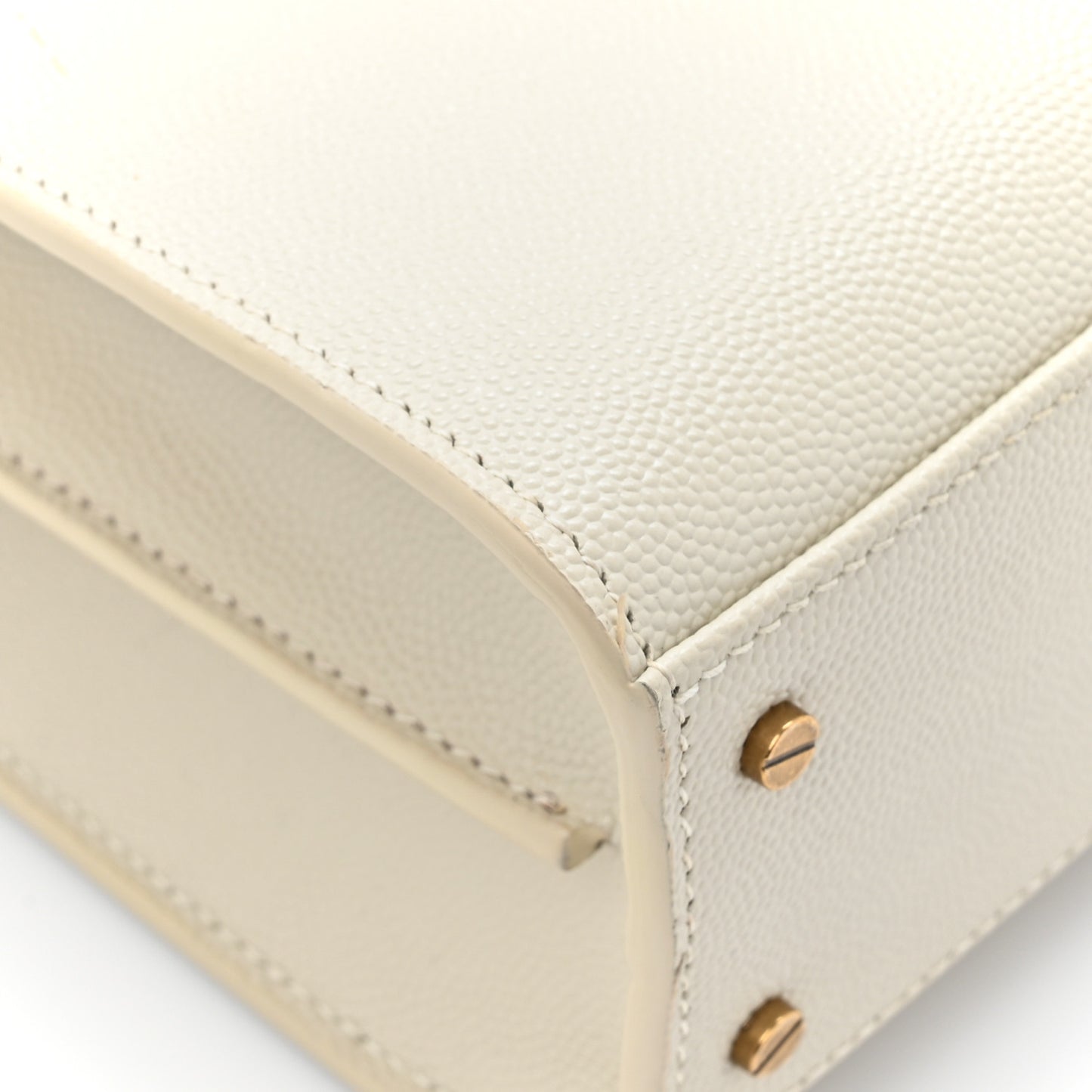 Grain de Poudre Mini Classic Monogram Cassandra Top Handle Vintage White