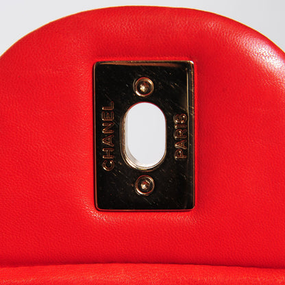 Chanel Washed Lambskin Quilted Maxi Single Flap Red 6 of 8