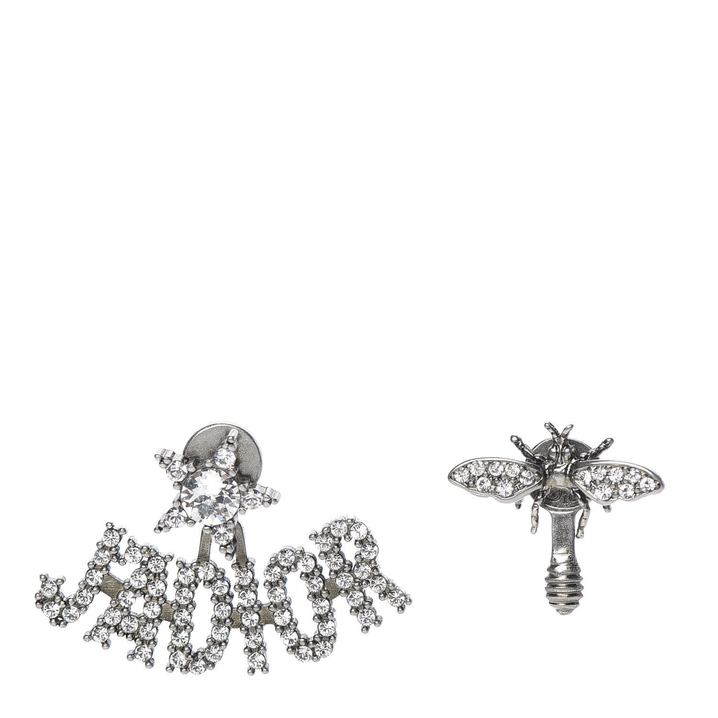 Palladium Crystal J'adior Earrings