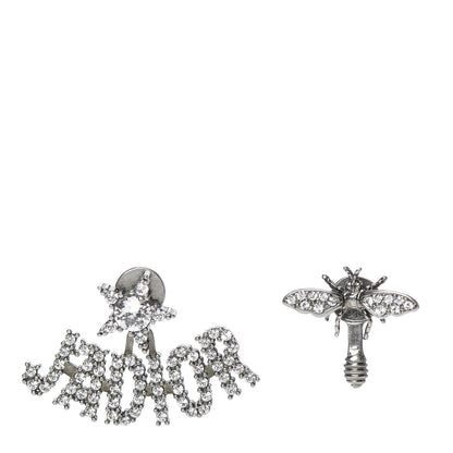 Christian Dior Palladium Crystal J'adior Earrings 1 of 3