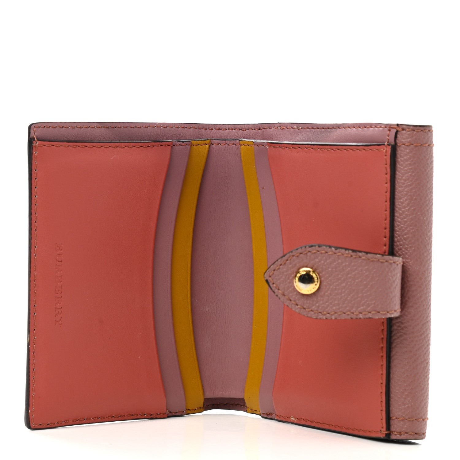 Burberry House Check Luna French Wallet Dusty Pink 6 of 9