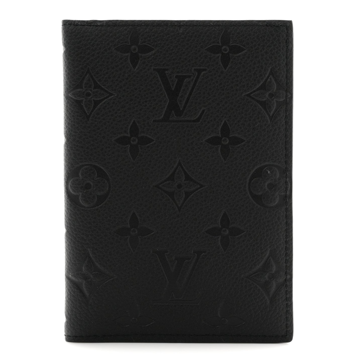 Empreinte Monogram Passport Cover Black