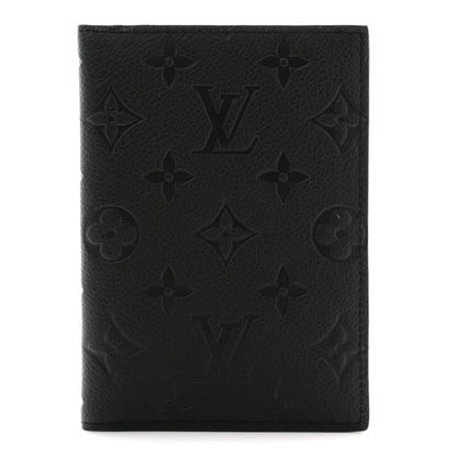 Louis Vuitton Empreinte Monogram Passport Cover Black 1 of 7
