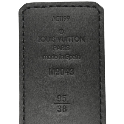 Louis Vuitton Monogram Eclipse Taigarama 40mm LV Initiales Reversible Belt 95 38 Black 5 of 7