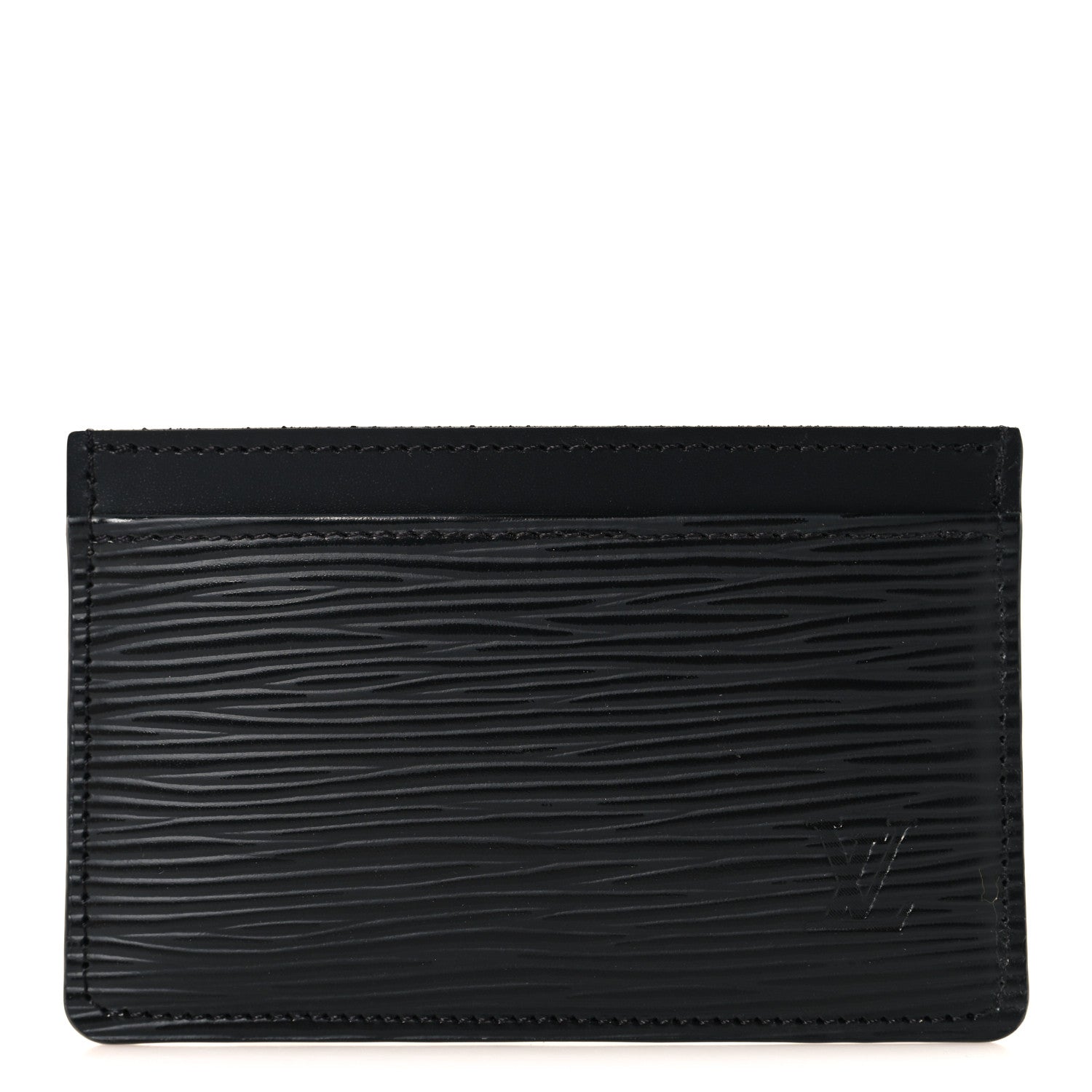 Louis Vuitton Epi Card Holder Black 1 of 7
