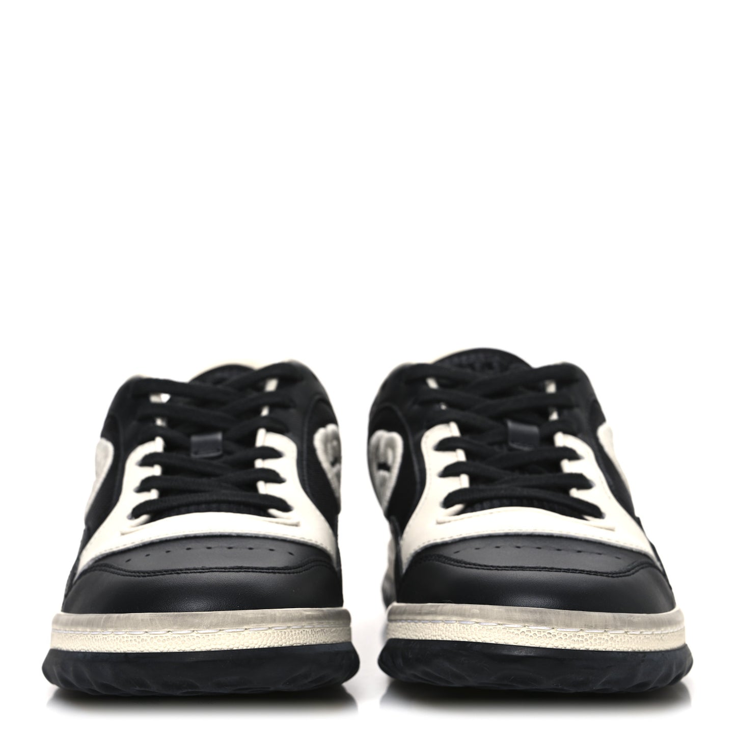 Dali Soft Calfskin Womens Mac80 Sneakers 36 Black Off White