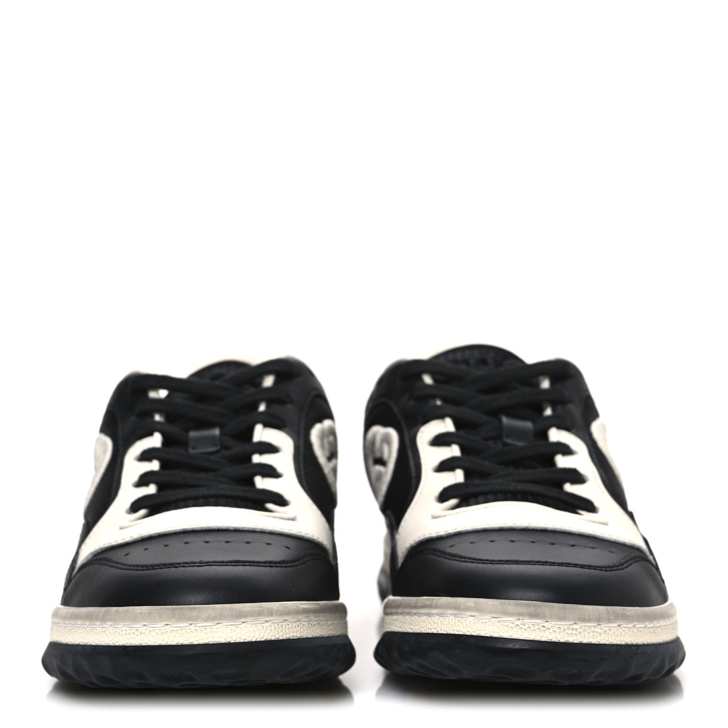 Gucci Dali Soft Calfskin Womens Mac80 Sneakers 36 Black Off White 3 of 10