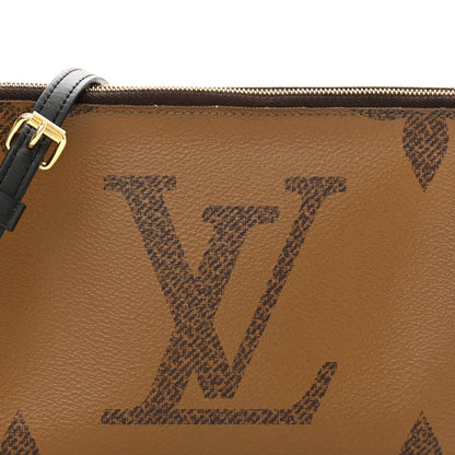 Louis Vuitton Reverse Monogram Giant Double Zip Pochette 5 of 12