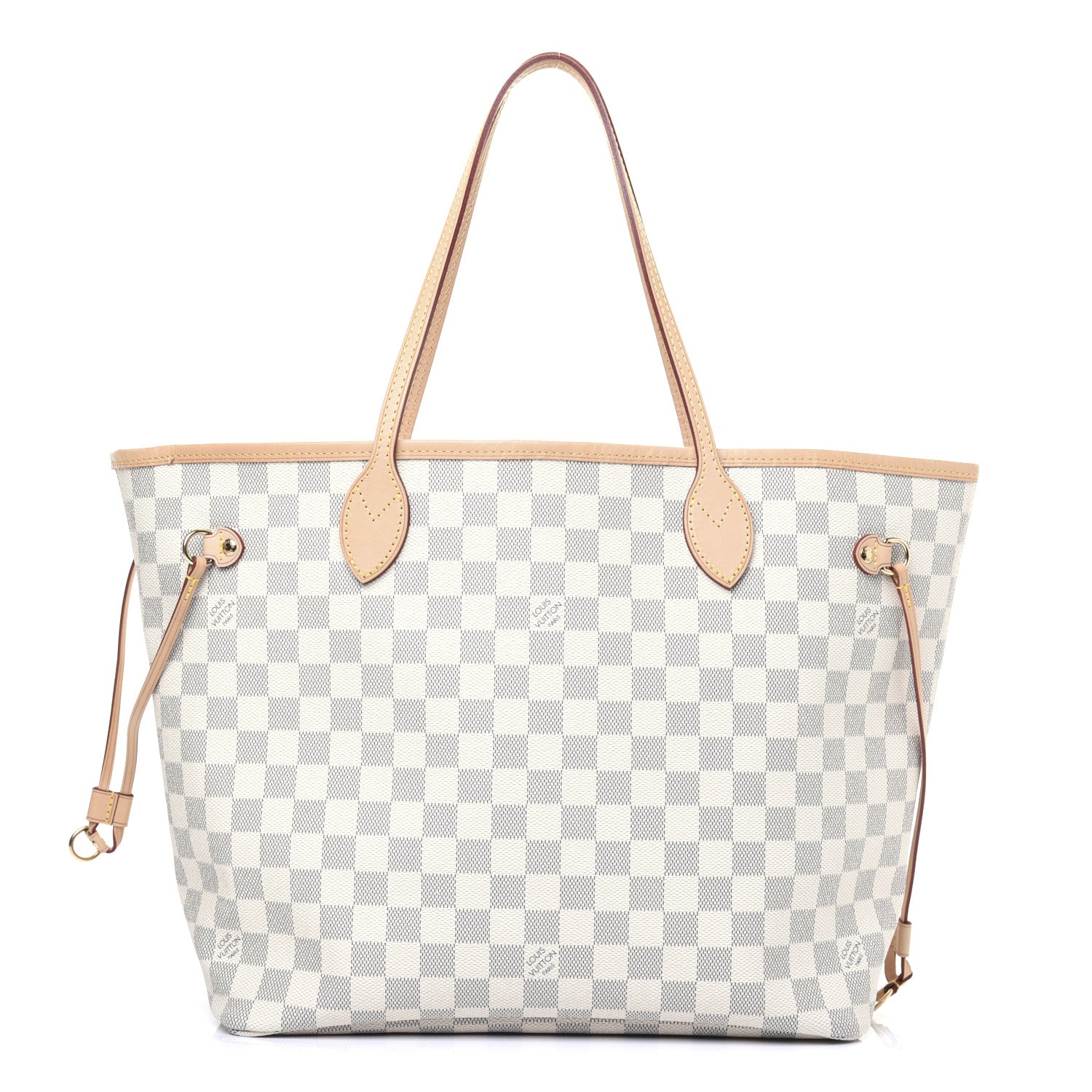 Louis Vuitton Damier Azur Neo Neverfull MM Rose Ballerine 1 of 15