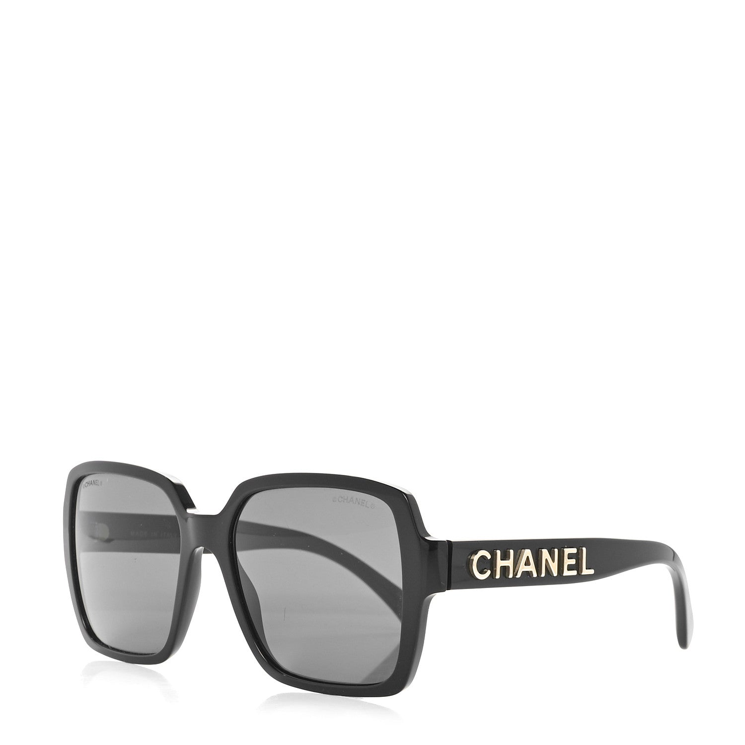 Chanel Acetate Square Sunglasses 5408 Black 1 of 7