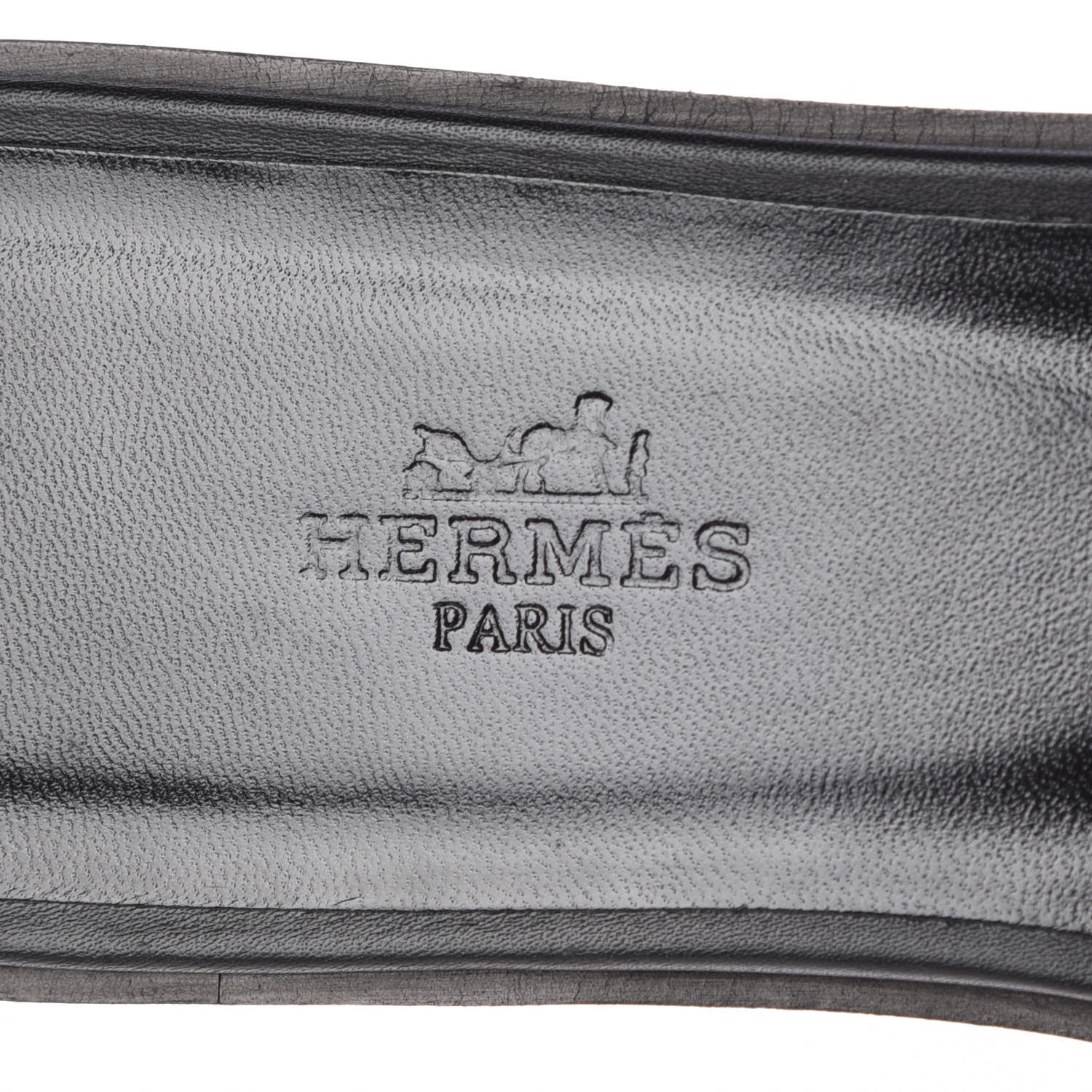 Hermes Silk Printed Sous L'Egide de Mars Oran Sandals 39 Bleu Black 9 of 10