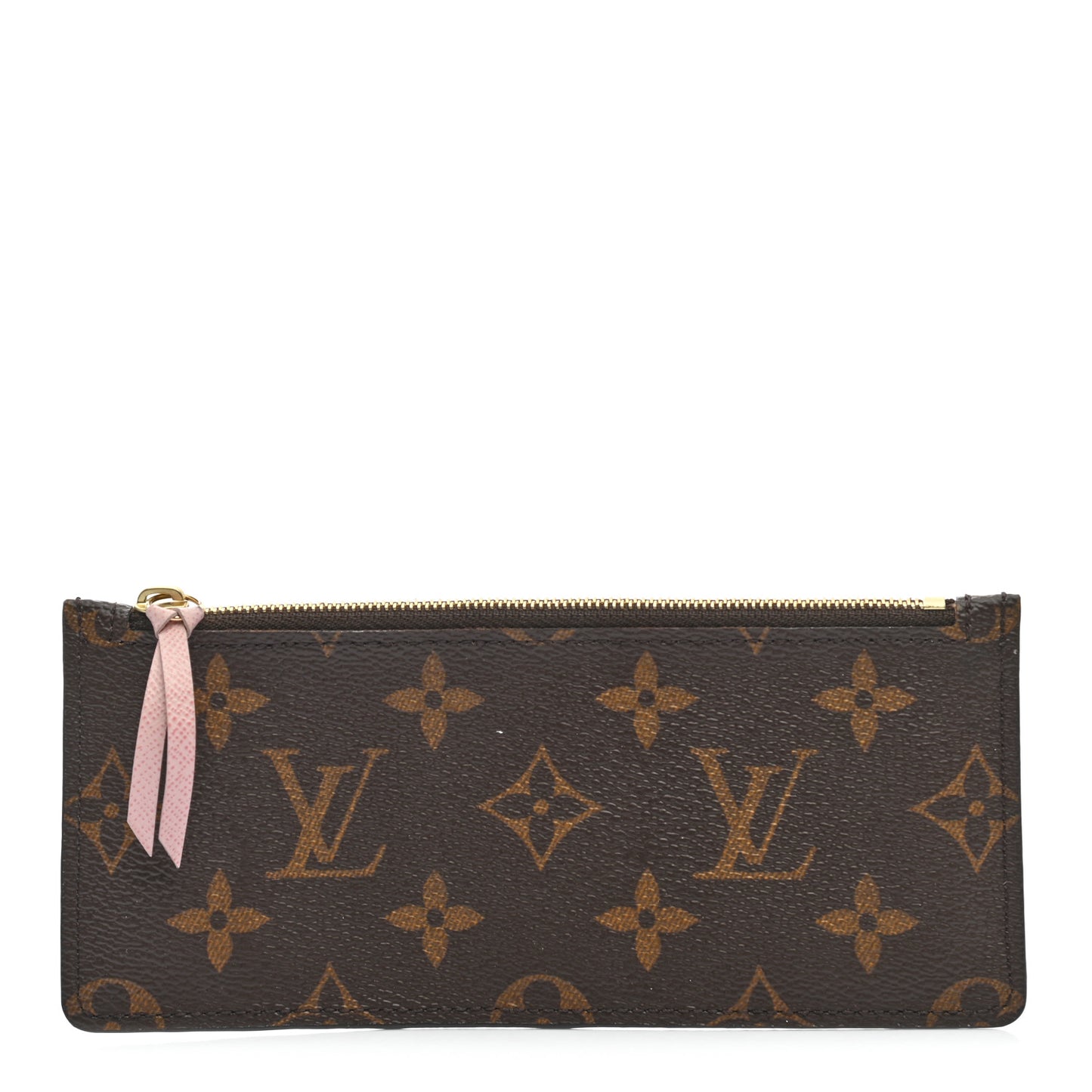 Monogram Josephine Wallet Zippered Insert Rose Ballerine