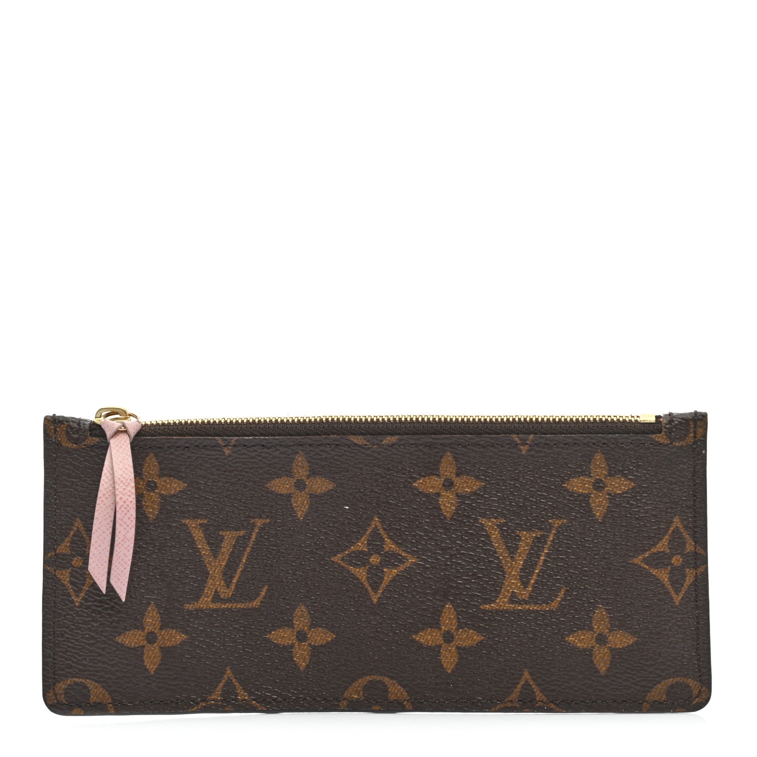 Louis Vuitton Monogram Josephine Wallet Zippered Insert Rose Ballerine 1 of 7