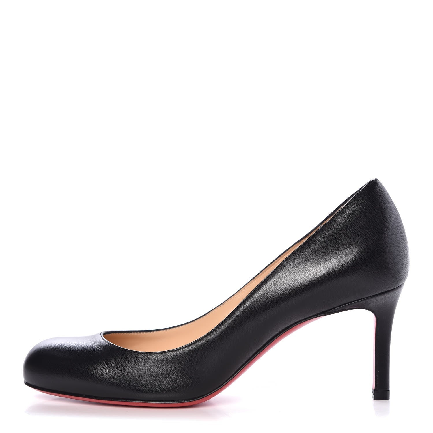 Christian Louboutin Shiny Nappa Simple 70 Pumps 35.5 Black 1 of 8