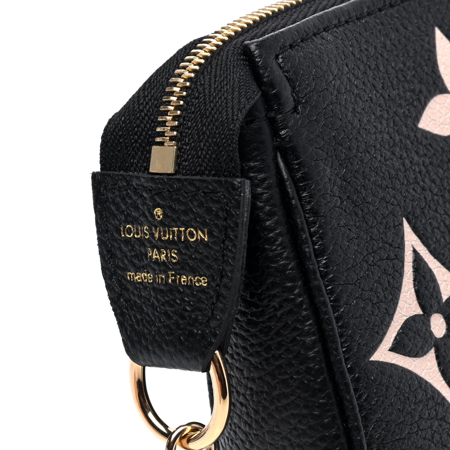Louis Vuitton Empreinte Monogram Giant Mini Pochette Accessories Black 4 of 5