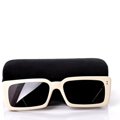 Gucci Acetate Rectangular Flap GG0543S Sunglasses White Black 9 of 9