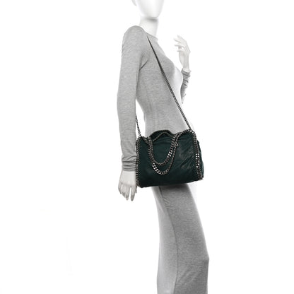Stella McCartney Shaggy Deer Mini Falabella Fold Over Tote Pine 3 of 10