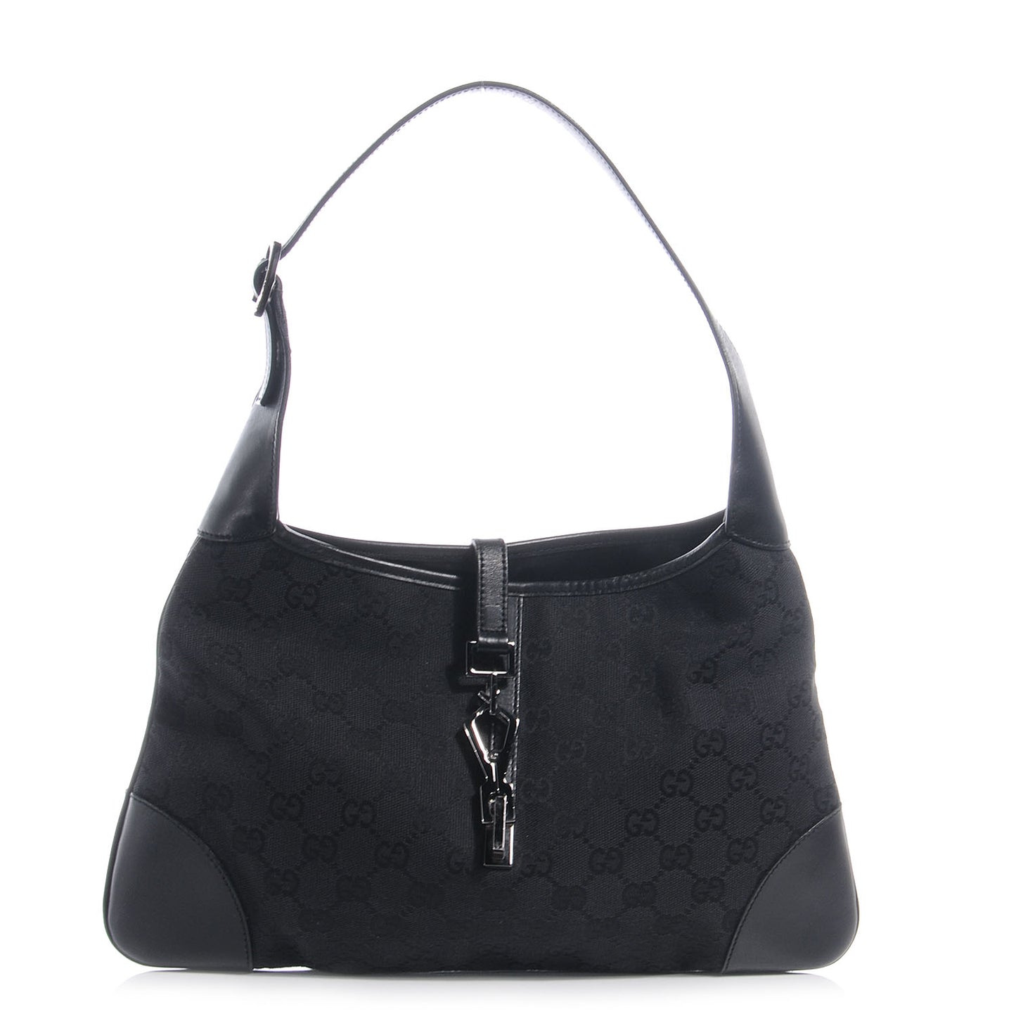 Monogram Small Jackie O Hobo Black