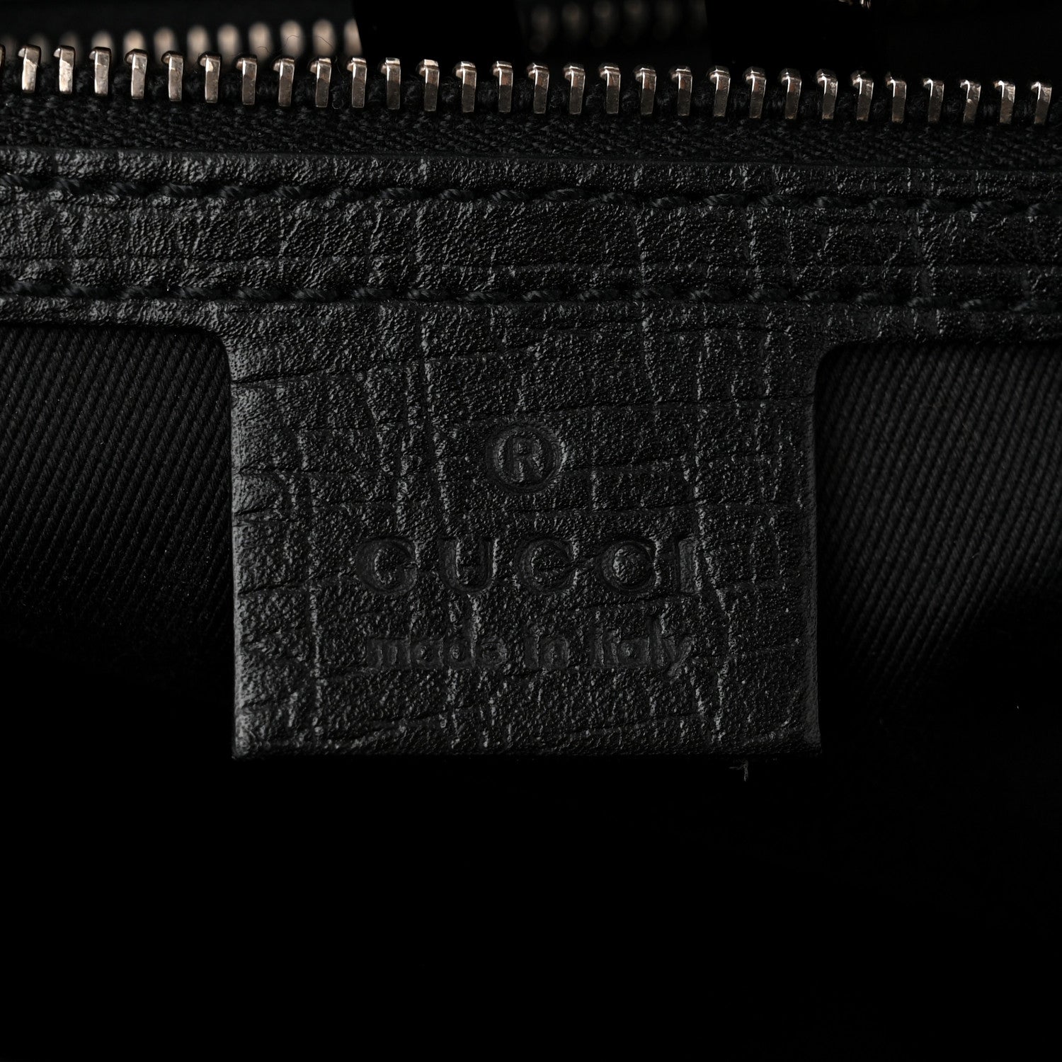 Gucci Monogram Bamboo Bullet Bag Black 6 of 10