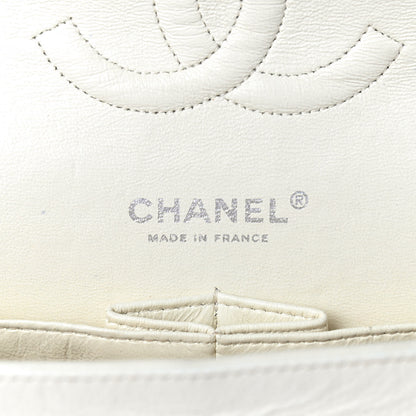 Chanel Caviar Quilted Medium Double Flap White 8 of 14