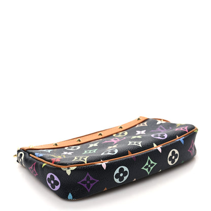 Louis Vuitton Monogram Multicolor Pochette Accessories Black 4 of 9