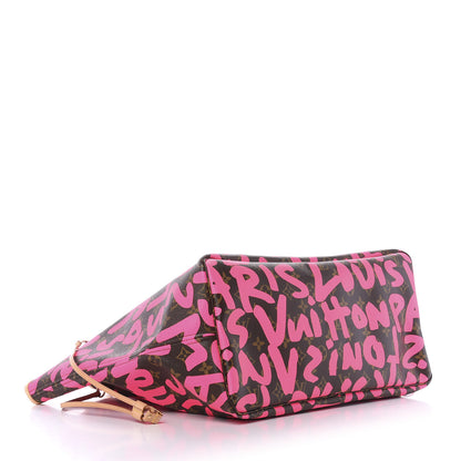 Louis Vuitton Monogram Graffiti Neverfull GM Fuchsia 4 of 10
