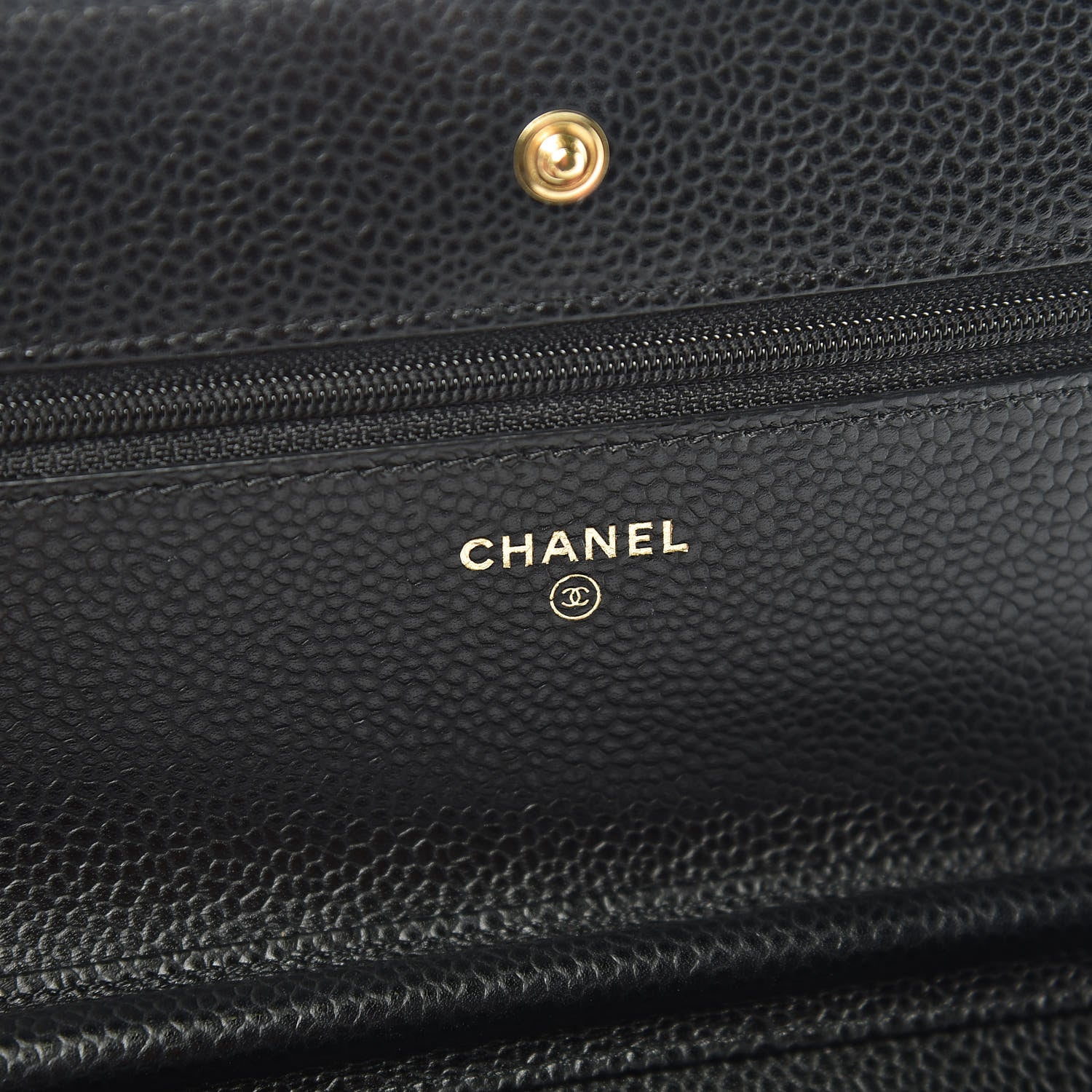 Chanel Caviar Quilted Wallet On Chain WOC Black 6 of 11