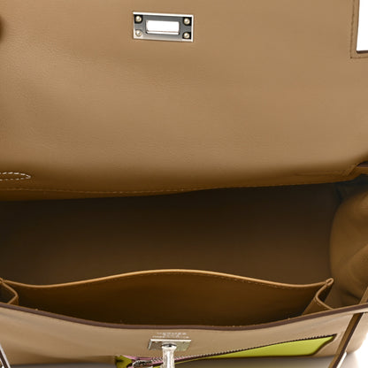 Hermes Swift Colormatic Kelly Retourne 25 Chai Mauve Sylvestre Lime 5 of 11